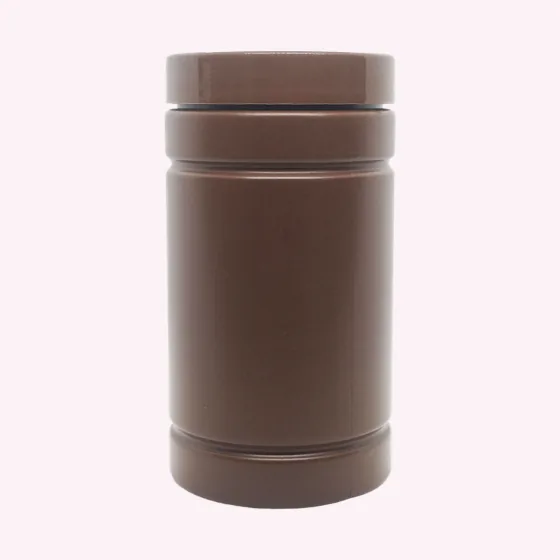 Brown Supplement Jar