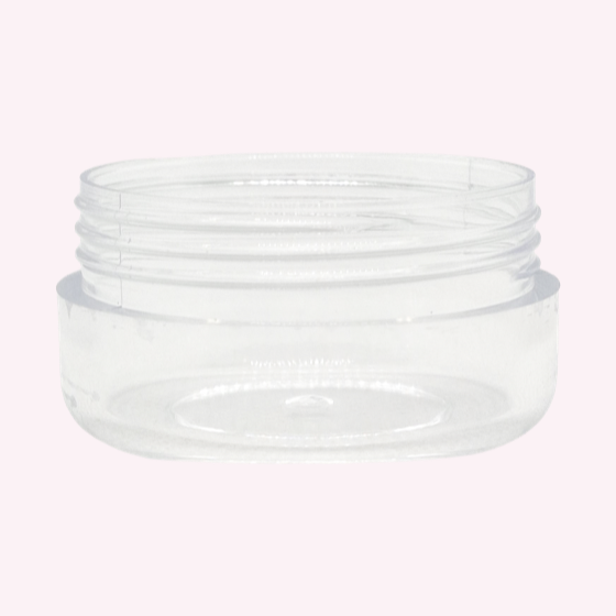 Clear Cream Jar