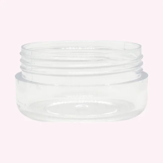 Clear Cream Jar