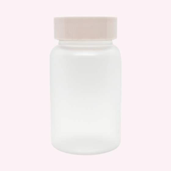 Supplement Bottle White