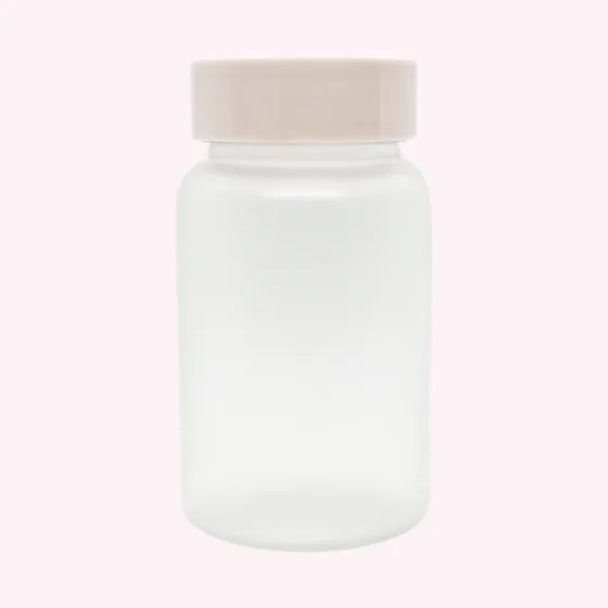 Supplement Bottle White